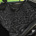 Black And White Video Game Pattern Print Pet Car Back Seat Cover