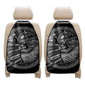 Black And White Viking God Odin Print Car Seat Organizers
