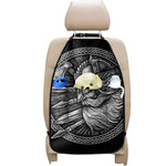 Black And White Viking God Odin Print Car Seat Organizers