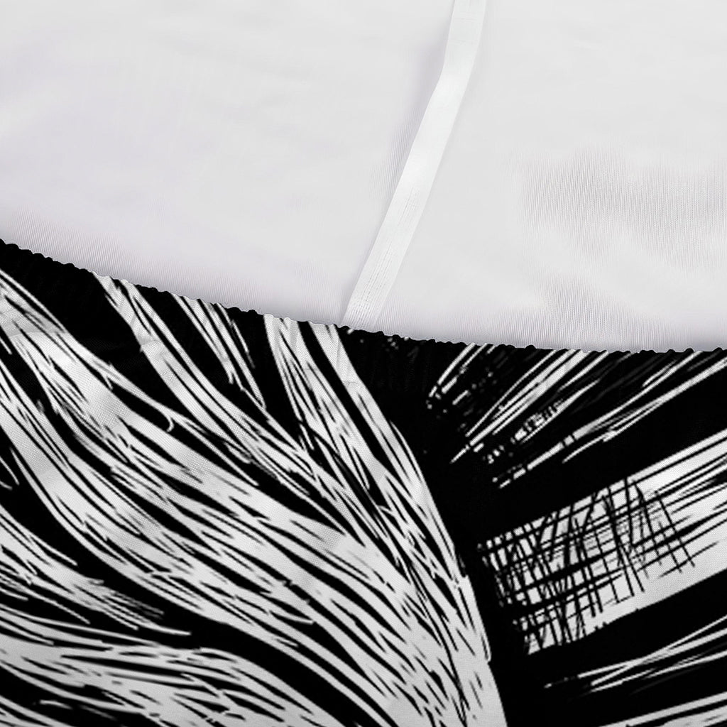 Black And White Viking God Odin Print Sofa Cover