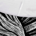 Black And White Viking God Odin Print Sofa Cover