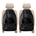 Black And White Viking Yggdrasil Print Car Seat Organizers