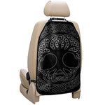 Black And White Viking Yggdrasil Print Car Seat Organizers