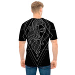 Black And White Virgo Sign Print Men's T-Shirt