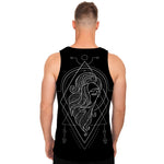 Black And White Virgo Sign Print Men's Tank Top