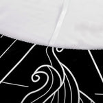 Black And White Virgo Sign Print Sofa Cover