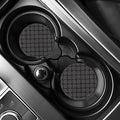 Black And White Volleyball Pattern Print Car Coasters