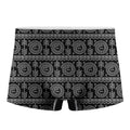 Black And White Warli Tribal Print Men's Boxer Briefs