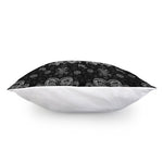 Black And White Wicca Gothic Print Pillow Cover