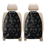 Black And White Wiccan Palmistry Print Car Seat Organizers