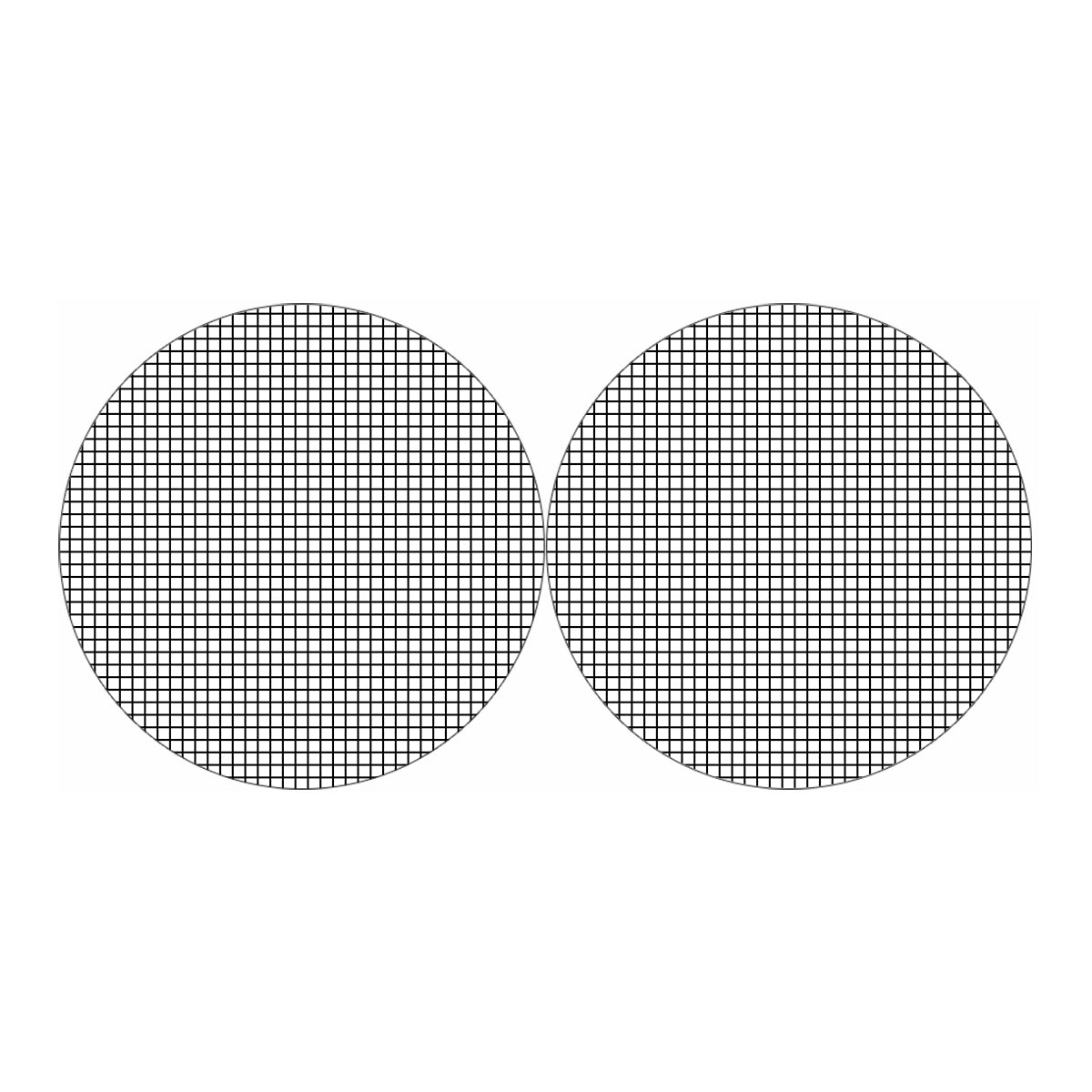 Black And White Windowpane Pattern Print Car Coasters