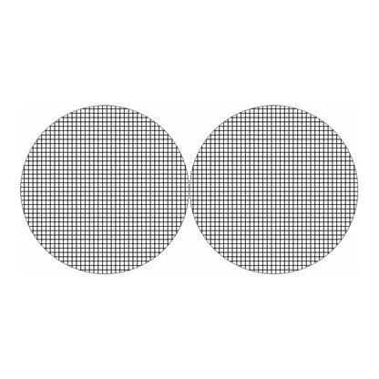 Black And White Windowpane Pattern Print Car Coasters