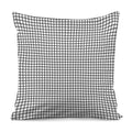 Black And White Windowpane Pattern Print Pillow Cover