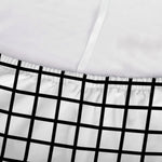 Black And White Windowpane Pattern Print Sofa Cover