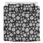 Black And White Yarn Pattern Print Duvet Cover Bedding Set