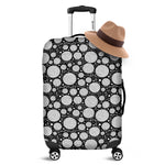 Black And White Yarn Pattern Print Luggage Cover