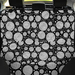 Black And White Yarn Pattern Print Pet Car Back Seat Cover
