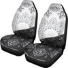 Black And White Yin Yang Mandala Print Universal Fit Car Seat Covers