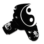 Black And White Yin Yang Pattern Print Boxing Gloves