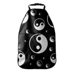 Black And White Yin Yang Pattern Print Car Seat Organizers