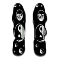Black And White Yin Yang Pattern Print Muay Thai Shin Guards
