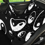 Black And White Yin Yang Pattern Print Pet Car Back Seat Cover