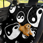 Black And White Yin Yang Pattern Print Pet Car Back Seat Cover