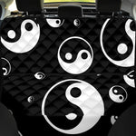 Black And White Yin Yang Pattern Print Pet Car Back Seat Cover