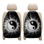 Black And White Yin Yang Sun Print Car Seat Organizers