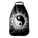 Black And White Yin Yang Sun Print Car Seat Organizers