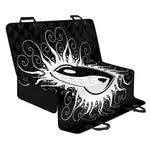 Black And White Yin Yang Sun Print Pet Car Back Seat Cover