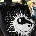 Black And White Yin Yang Sun Print Pet Car Back Seat Cover