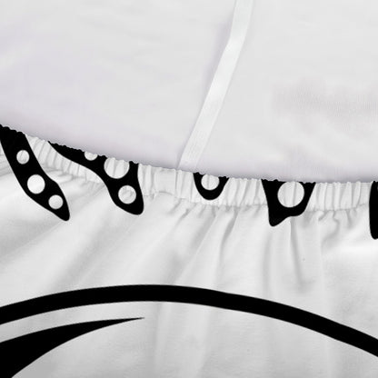 Black And White Yin Yang Sun Print Sofa Cover