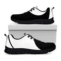 Black And White Yin Yang Symbol Print Black Running Shoes