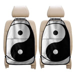 Black And White Yin Yang Symbol Print Car Seat Organizers