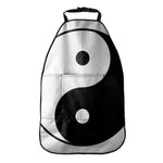 Black And White Yin Yang Symbol Print Car Seat Organizers