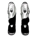 Black And White Yin Yang Symbol Print Muay Thai Shin Guards