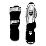 Black And White Yin Yang Symbol Print Muay Thai Shin Guard