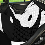 Black And White Yin Yang Symbol Print Pet Car Back Seat Cover