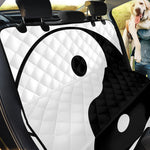 Black And White Yin Yang Symbol Print Pet Car Back Seat Cover