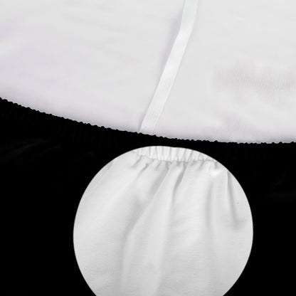Black And White Yin Yang Symbol Print Sofa Cover