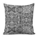 Black And White Zentangle Pattern Print Pillow Cover