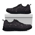 Black And White Zodiac Stars Print Black Running Shoes
