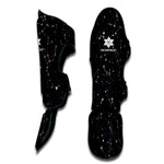 Black And White Zodiac Stars Print Muay Thai Shin Guard