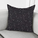 Black And White Zodiac Stars Print Pillow Cover