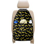 Black And Yellow Banana Pattern Print Car Seat Organizers