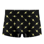 Black And Yellow Lightning Pattern Print Men's Boxer Briefs