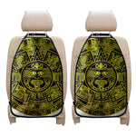 Black And Yellow Maya Calendar Print Car Seat Organizers