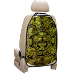 Black And Yellow Maya Calendar Print Car Seat Organizers