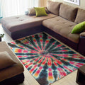 Black Backed Tie Dye Print Floor Mat